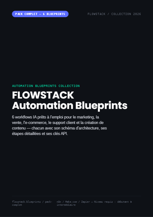FLOWSTACK — Pack Complet 6 Blueprints Automation