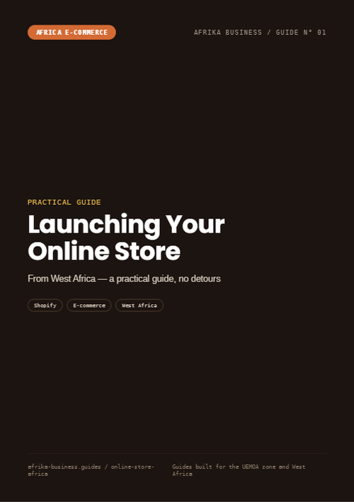 Launching Your Online Store — From West Africa