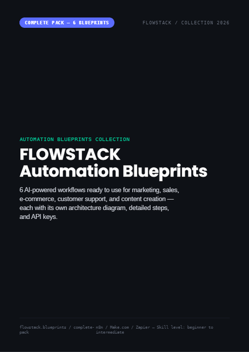 FLOWSTACK — Complete Pack 6 Automation Blueprints